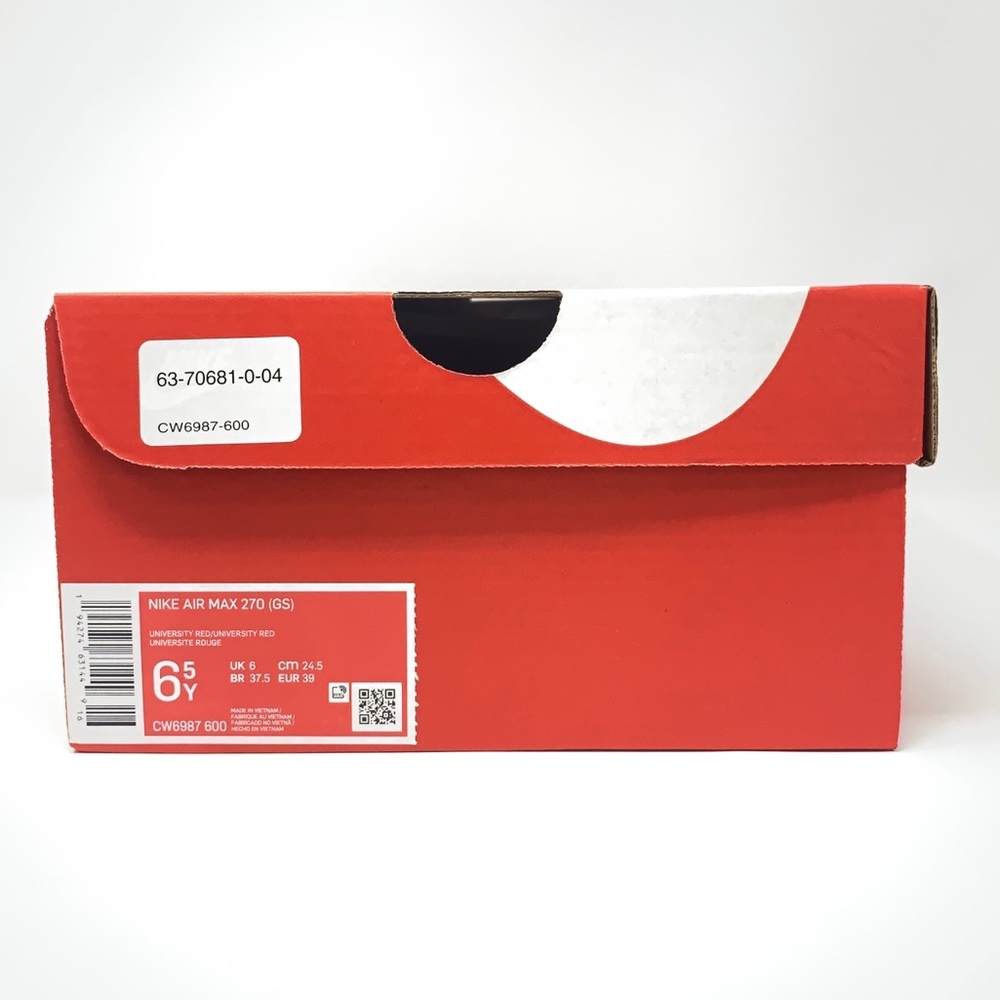 Nike Air Max 270 'University Red' GS - Picture 8 of 8